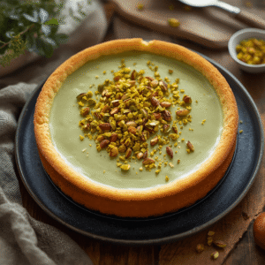 Pistacjowy sernik z airfryera