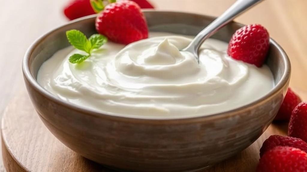 Jak przygotować kremowy deser z jogurtu naturalnego bez dużej ilości cukru?. Co odpowiada za kremową konsystencję Jak przygotować kremowy deser z jogurtu naturalnego bez dużej ilości cukru?. Co odpowiada za kremową konsystencję