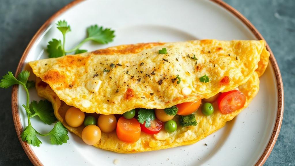 Omlet warzywny na bazie mąki z ciecierzycy – śniadanie roślinne. Odpowiedzi na najczęściej pojawiające się wątpliwości Omlet warzywny na bazie mąki z ciecierzycy – śniadanie roślinne. Odpowiedzi na najczęściej pojawiające się wątpliwości