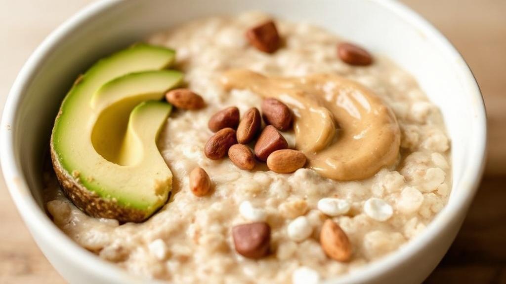 Owsianka bez owoców – jakie słone dodatki warto wypróbować?. Awokado, tahini i masło orzechowe w wersji wytrawnej Owsianka bez owoców – jakie słone dodatki warto wypróbować?. Awokado, tahini i masło orzechowe w wersji wytrawnej